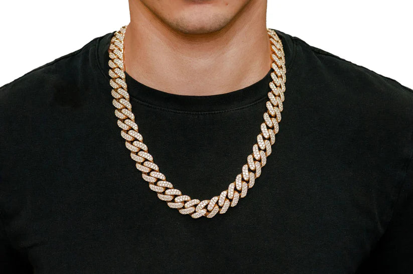 16mm Diamond Cuban Chain